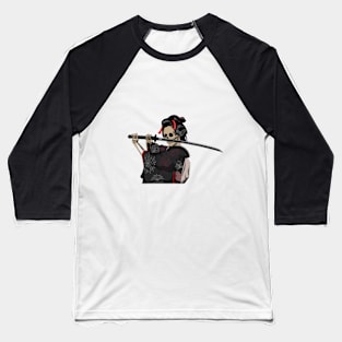 Skull Geisha Baseball T-Shirt